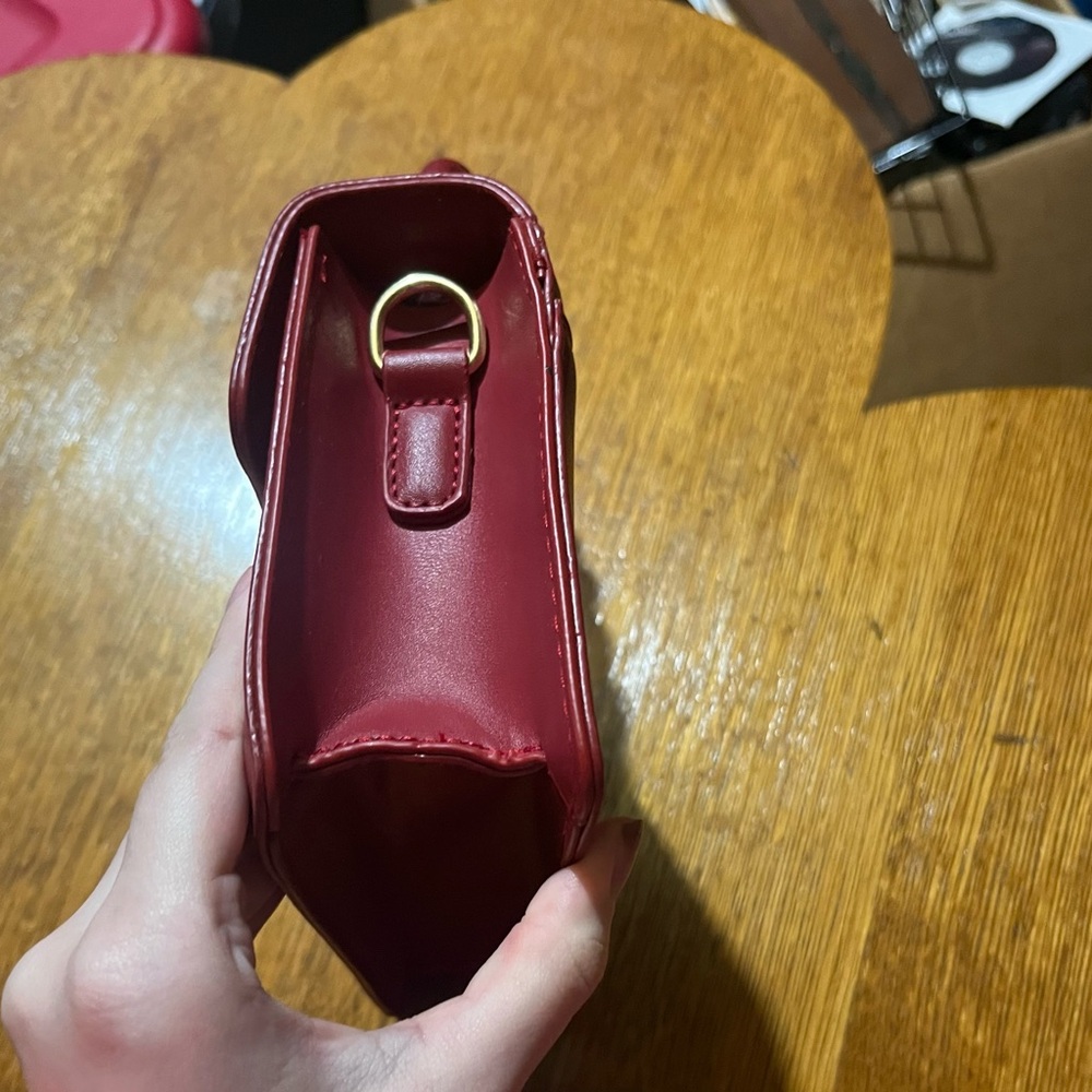 Cherry Print Women's Bag with Red Accents - Picture 5 of 8